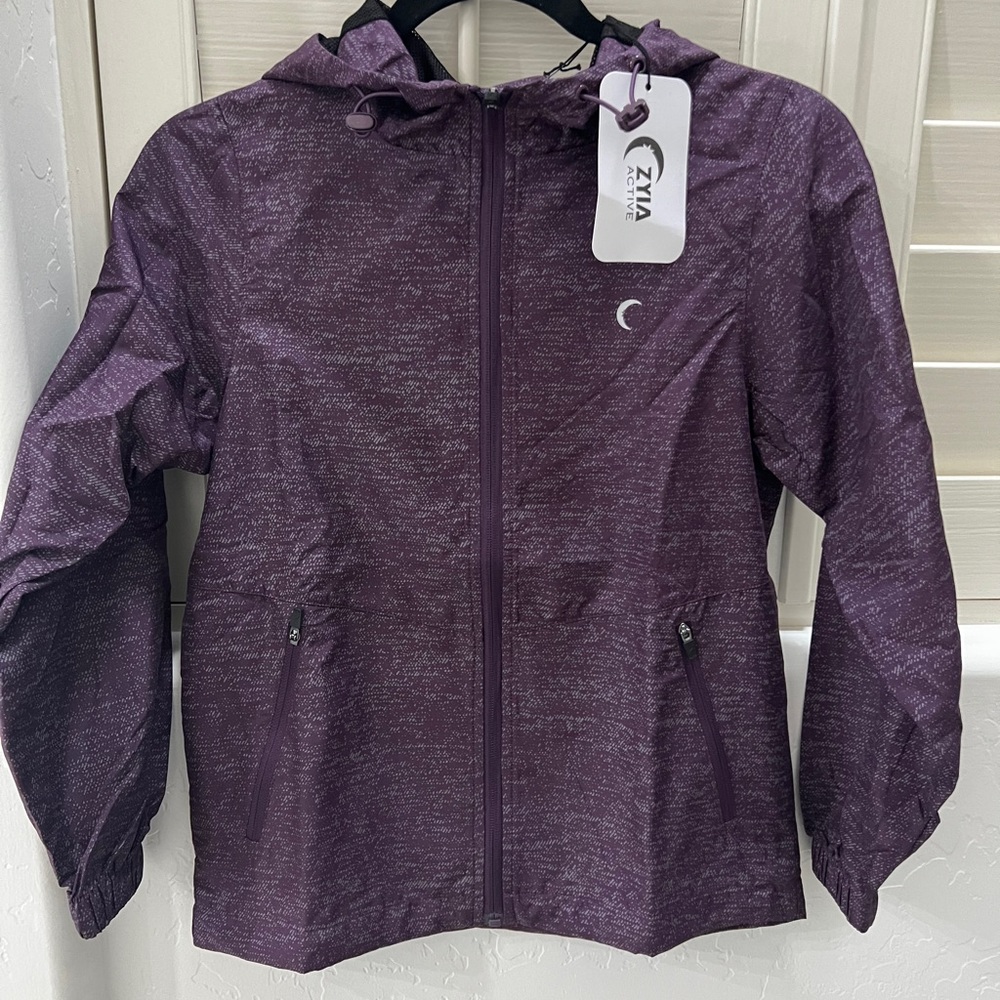 ZYIA girls plum sprinter cinch jacket